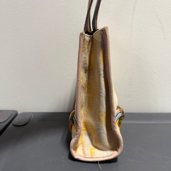 Fendi Zucchino Canvas Handbag - Picture 3 of 6